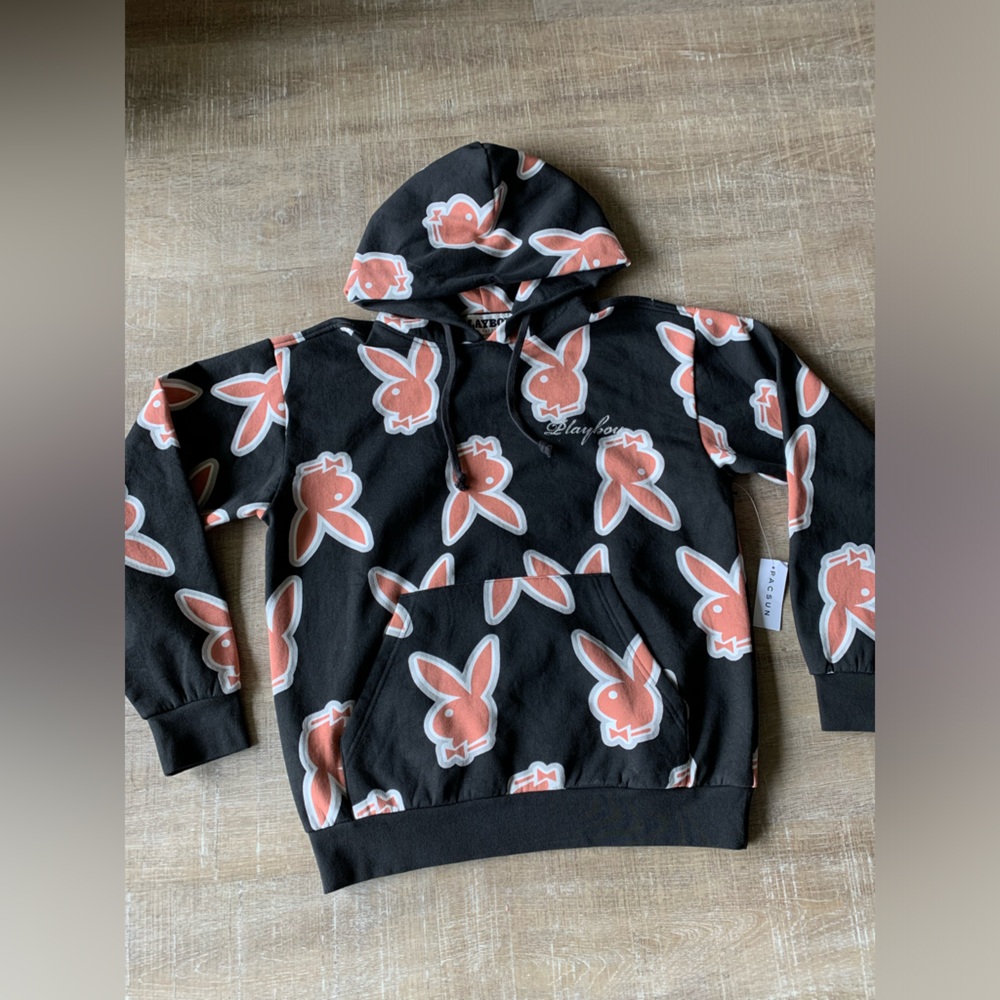 Playboy x PacSun GLOW Adult Hoodie Small Unisex Exclusive Limited Edition NEW - Picture 1 of 11
